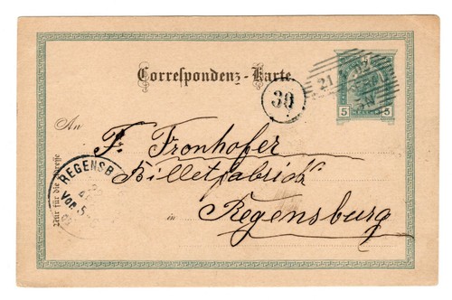 1902 ganzsache österreich - ganzsache,