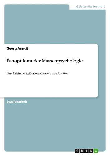 Georg annuß panoptikum der - annuß,
