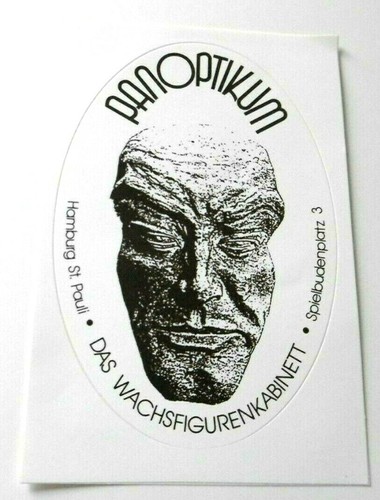 Souvenir aufkleber panoptikum - souvenir-aufkleber,