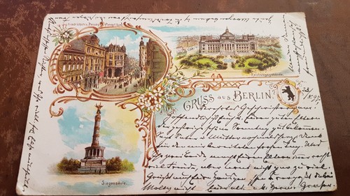 Gruss aus berlin - ak,
