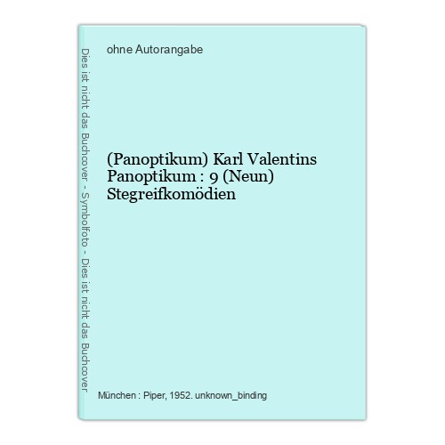 Karl valentins - (panoptikum),