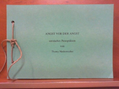 Angst vor der - angst,
