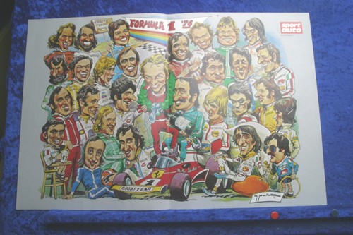 Poster formel fahrer 1976 - formel, 1